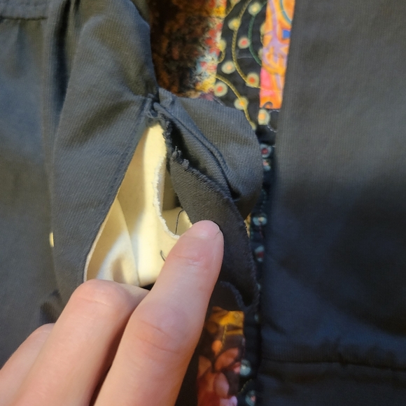 Navy blue cotton spring/fall jacket - Picture 6 of 6